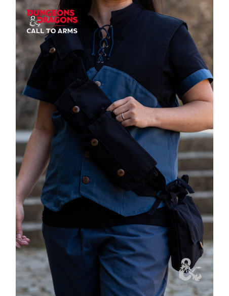 Bolsa Rogue Crossbody em Preto de...