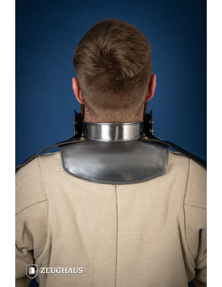 Gorget com Bevor em aço macio polido