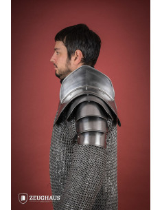 Ombreiras medievais com quebra-espada, acabamento polido 2