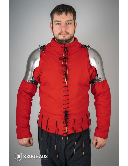 Ombreiras medievais em aço polido do...