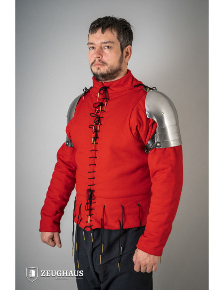 Ombreiras medievais em aço polido do...