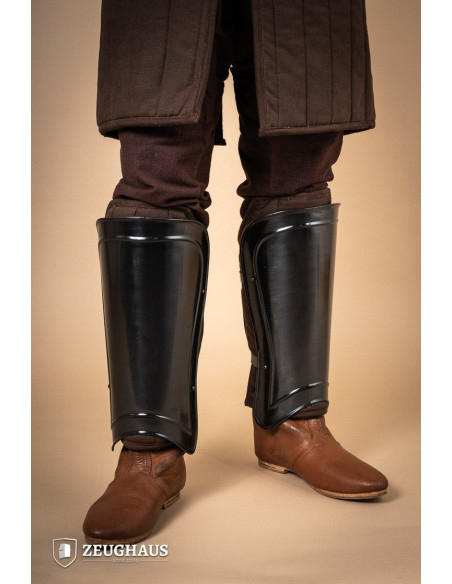 Torresmos de guerreiro medieval em...