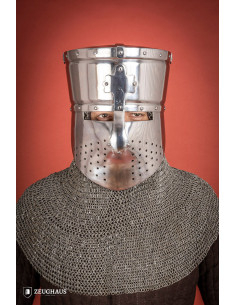 Capacete cruzado infantil, acabamento polido (1,6 mm.)