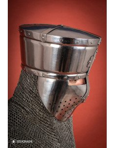 Capacete cruzado infantil, acabamento polido (1,6 mm.) 2