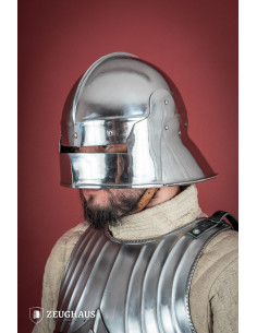 Capacete de Infantaria Sallet, acabamento polido (1,6 mm.) 2