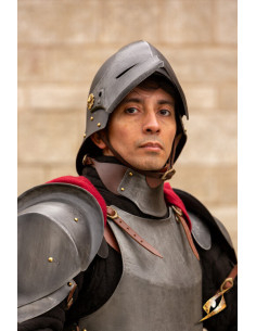 Capacete mercenário medieval Sallet modelo Renegade,... 2