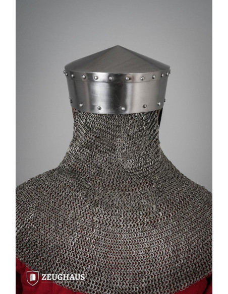 Capacete cruzado tipo Kalota, aço...