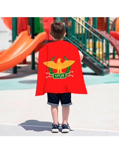 Capa romana reversível para criança (63x78 cm.)