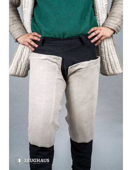 Pernas acolchoadas de algodão...