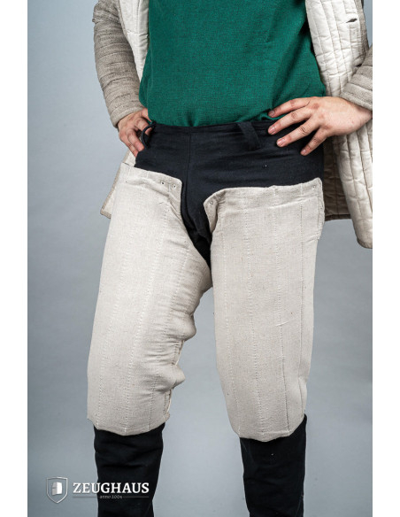 Pernas acolchoadas de algodão...