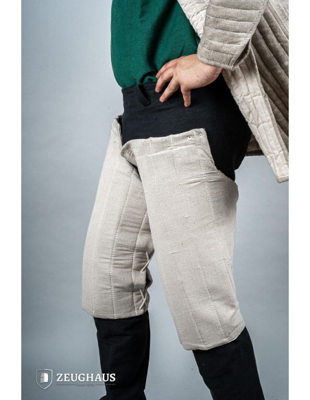 Pernas acolchoadas de algodão...