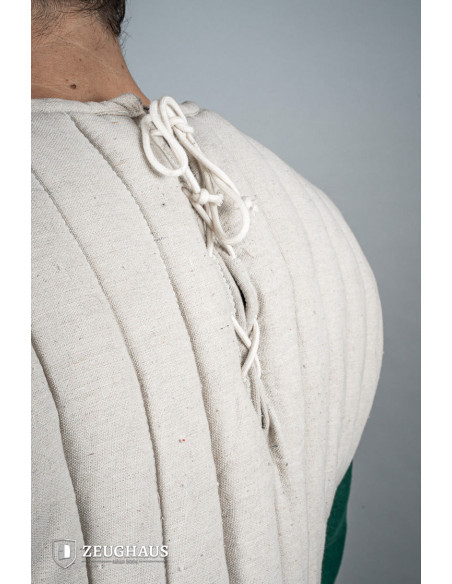 Gambeson medieval sem mangas, cor...