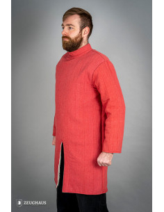 Gambeson de algodão de infantaria medieval, cor vermelha 2