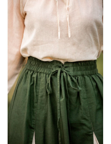 Saia medieval modelo Isabella, verde...