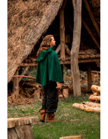 Gugel Viking Egill, lã verde