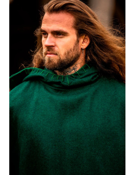 Gugel Viking Egill, lã verde