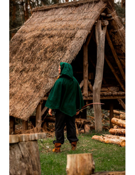 Gugel Viking Egill, lã verde