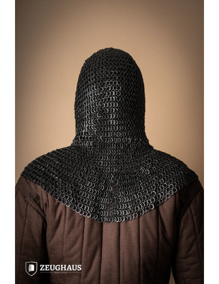 Anel rebitado em aço polido cota de...