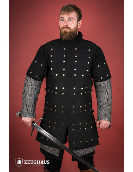 Brigantina medieval em aço macio, cor...