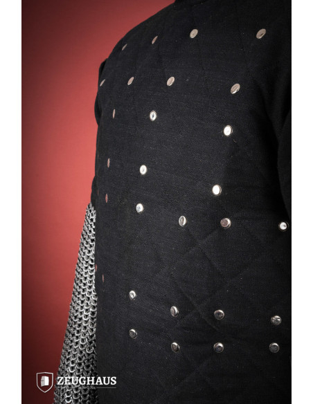 Brigantina medieval em aço macio, cor...