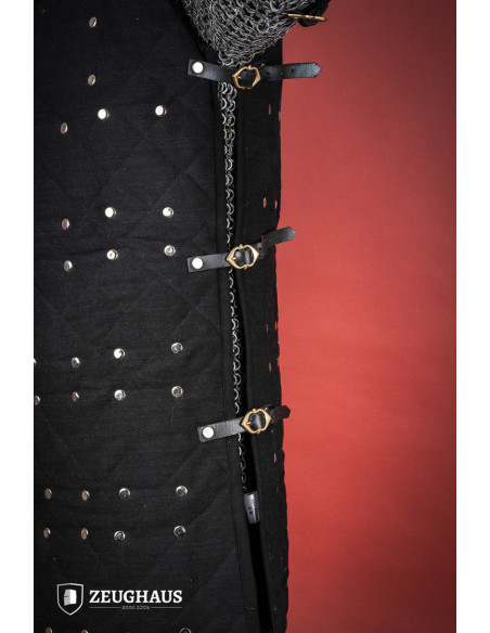 Brigantina medieval em aço macio, cor...