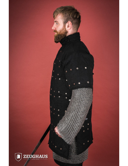 Brigantina medieval em aço macio, cor...