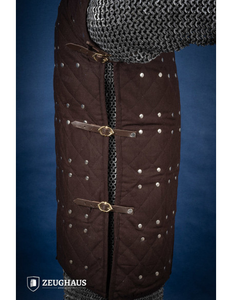 Brigantina medieval em aço macio, cor...