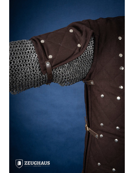 Brigantina medieval em aço macio, cor...