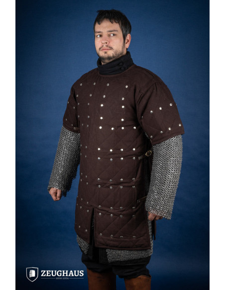 Brigantina medieval em aço macio, cor...