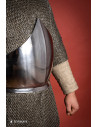 Pancera medieval do século XV. aço polido (1,6 mm.)