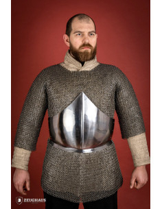 Pancera medieval do século XV. aço polido (1,6 mm.) 2