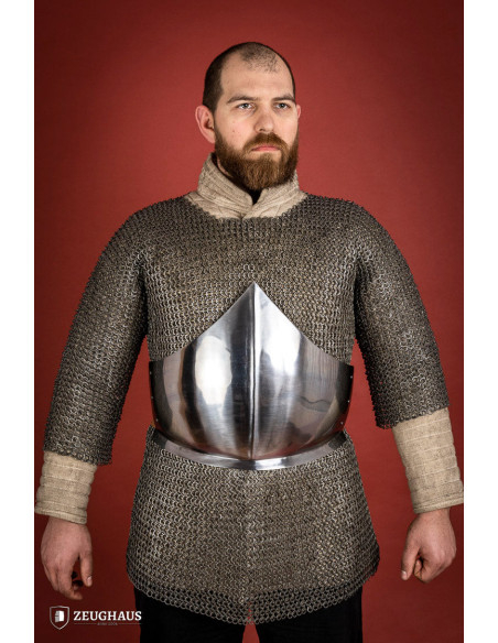 Pancera medieval do século XV. aço...