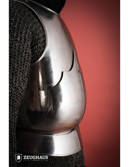 Peitoral medieval do século XV. aço...