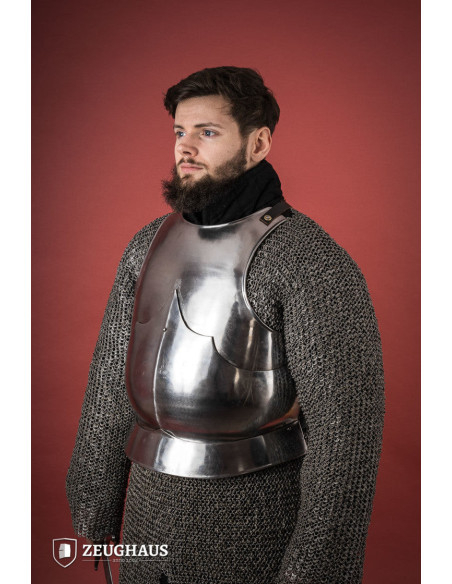 Peitoral medieval do século XV. aço...