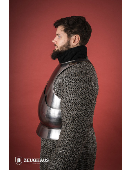 Peitoral medieval do século XV. aço...