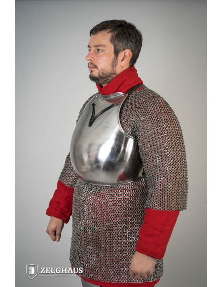 Peitoral medieval do século XIV. aço...