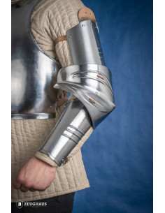 Armas alemãs, século XV, aço polido (1,2 mm.)