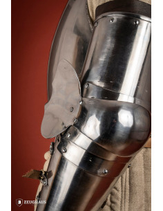 Armas medievais anos 1390-1450, aço polido (1,6 mm.) 2