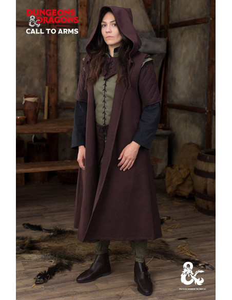 Casaco medieval de algodão modelo...