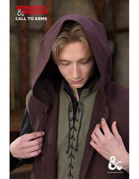 Casaco medieval de algodão modelo...