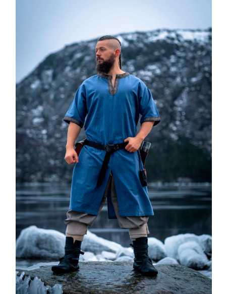 Túnica Viking de manga curta Richard,...