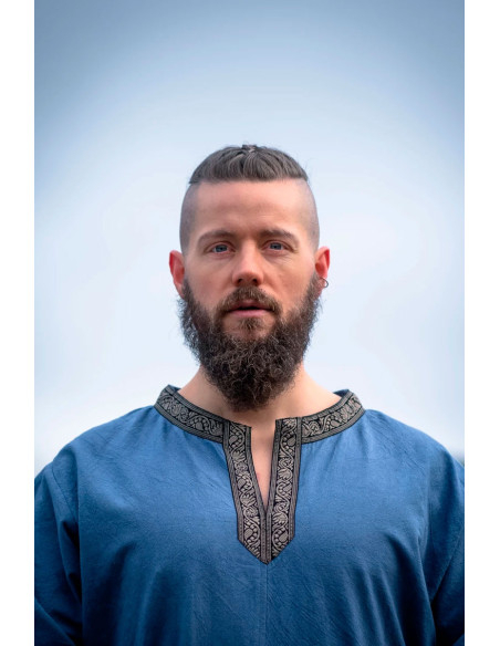 Túnica Viking de manga curta Richard,...