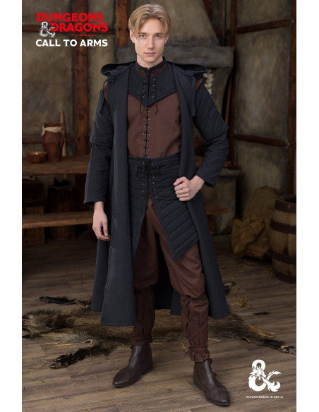 Casaco medieval de algodão modelo...