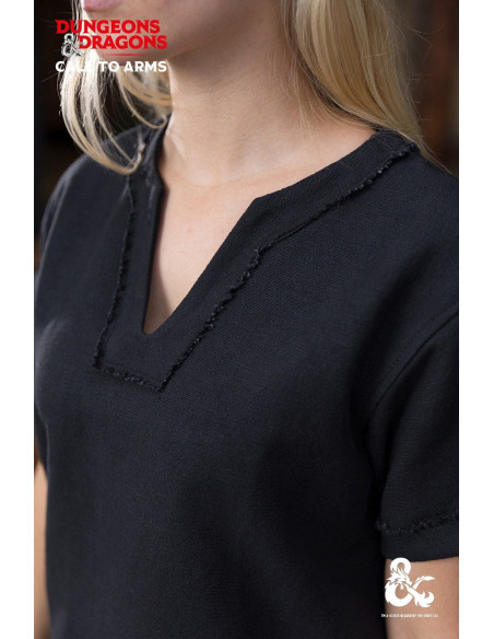 Camisa medieval Barbara em algodão,...