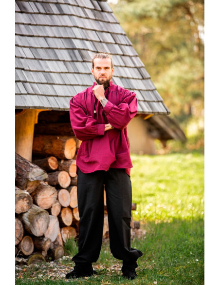 Calça medieval Gerold, cor preta