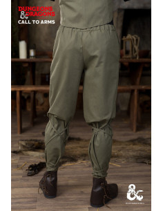 Calça medieval de algodão modelo Ranger, verde 2