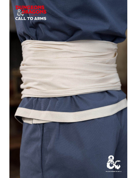 Cinto de monge medieval em algodão,...