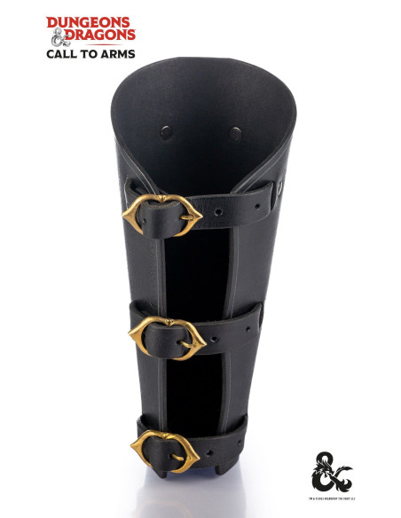 Pulseiras medievais de couro, pretas