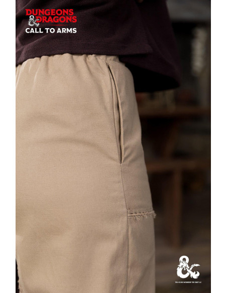 Calça medieval bárbara em algodão,...