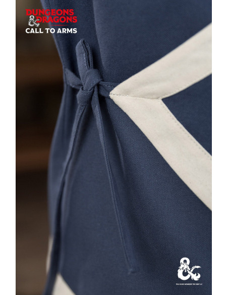 Colete de monge medieval, cor azul...